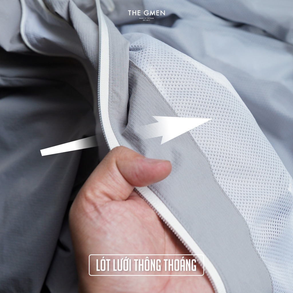 Áo khoác COLOUR BLOCK JACKET vải Cotton, form Regular - THE GMEN ELEGANT EST 2017