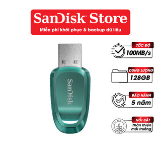 USB 3.2 Gen 1 SanDisk Ultra Eco SDCZ96-G46 64GB / 128GB 100MB/s Bảo hành 5 năm
