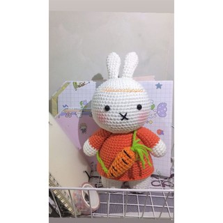 [Gấu bông handmade] Thỏ bunny bằng len dễ thương 🐰