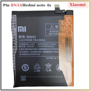 pin xiaomi bn43/redmi note 4x
