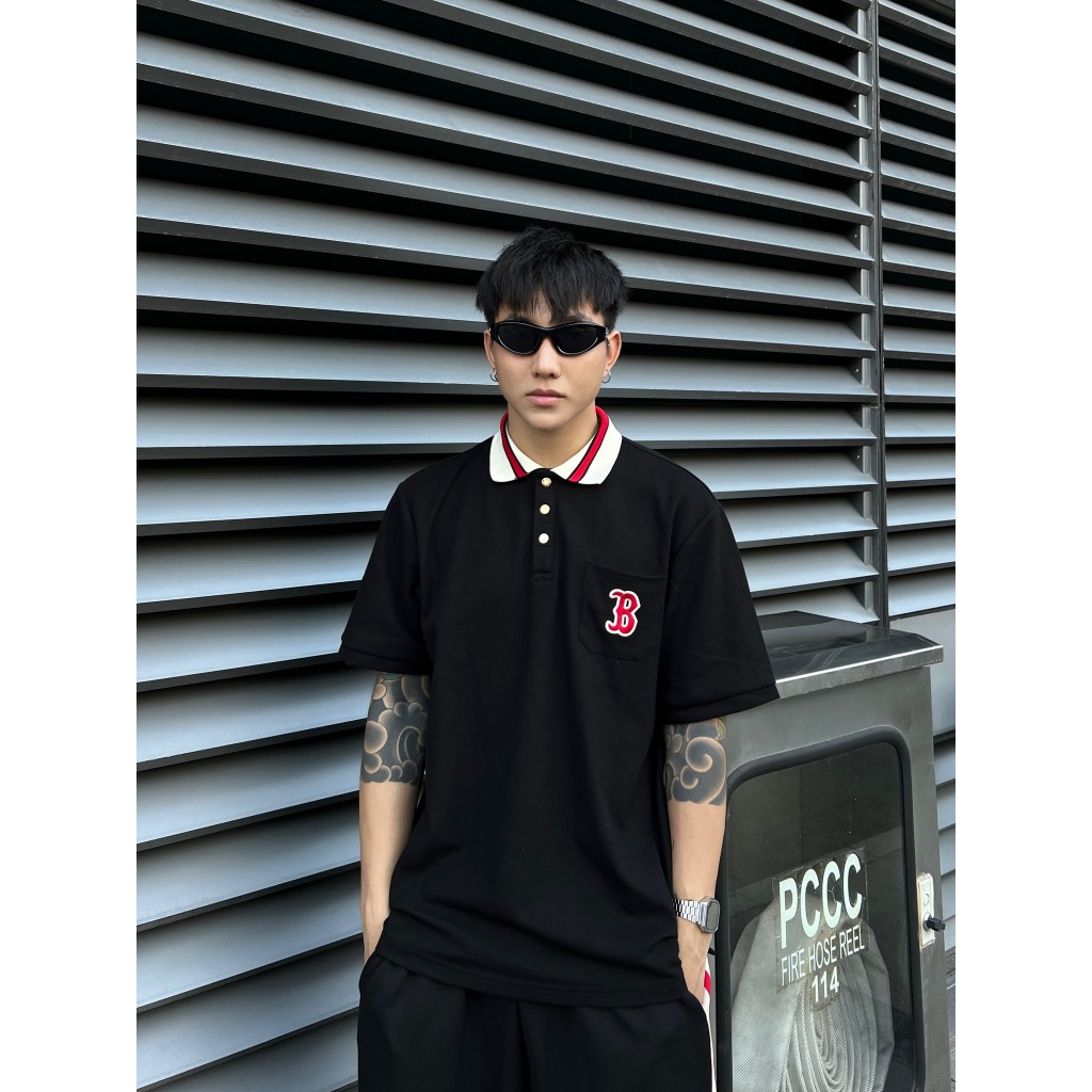 Áo Polo Nam Nữ The Bad God Noble Form Rộng Local Brand Unisex | BigBuy360 - bigbuy360.vn