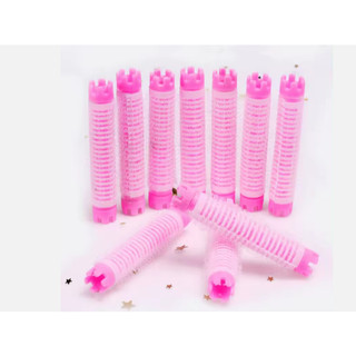 Trục mini uốn phồng chân tóc 1 vỉ 10 chiếc, tự dính phong cách Hàn quốc (SIZE 3)