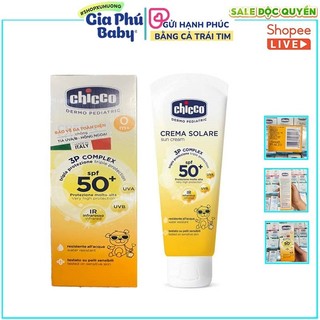 Kem chống nắng Chicco  SPF 50+ ( kem chống nắng chicco ) chính hãng