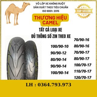 Vỏ Lốp XE MÁY Không Ruột CAMEL Đủ Loại Xe, XE TAY GA, XE CÔN
