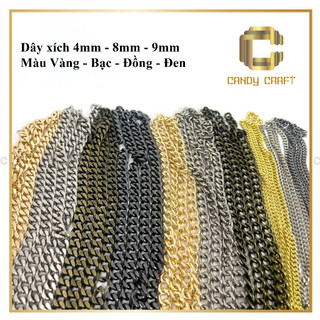Dây xích làm dây đeo túi - phụ kiện làm túi xách