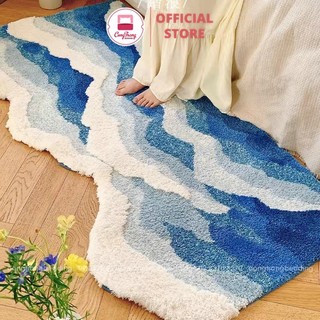 Tặng thảm chùi chân bali - thảm lông cừu, thảm trải sàn lau chân decor phòng khách, phòng ngủ lông cừu mềm mịn