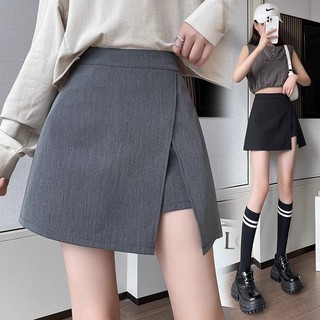 Chân váy ngắn chữ a ngắn xẻ tà có quần lót trong m47