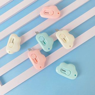Dao rọc giấy mini hình đám mây đủ mẫu, dao unbox hình đám mây