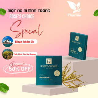 Mặt nạ dưỡng trắng da cao cấp Rose's Choice nhập khẩu từ Úc hộp 5 miếng Rosa Bonita