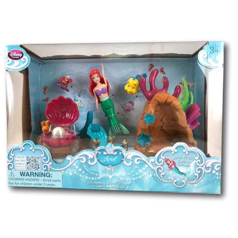Set búp bê swimming Ariel playset, Ariel really swims.(búp bê ko hoạt động)