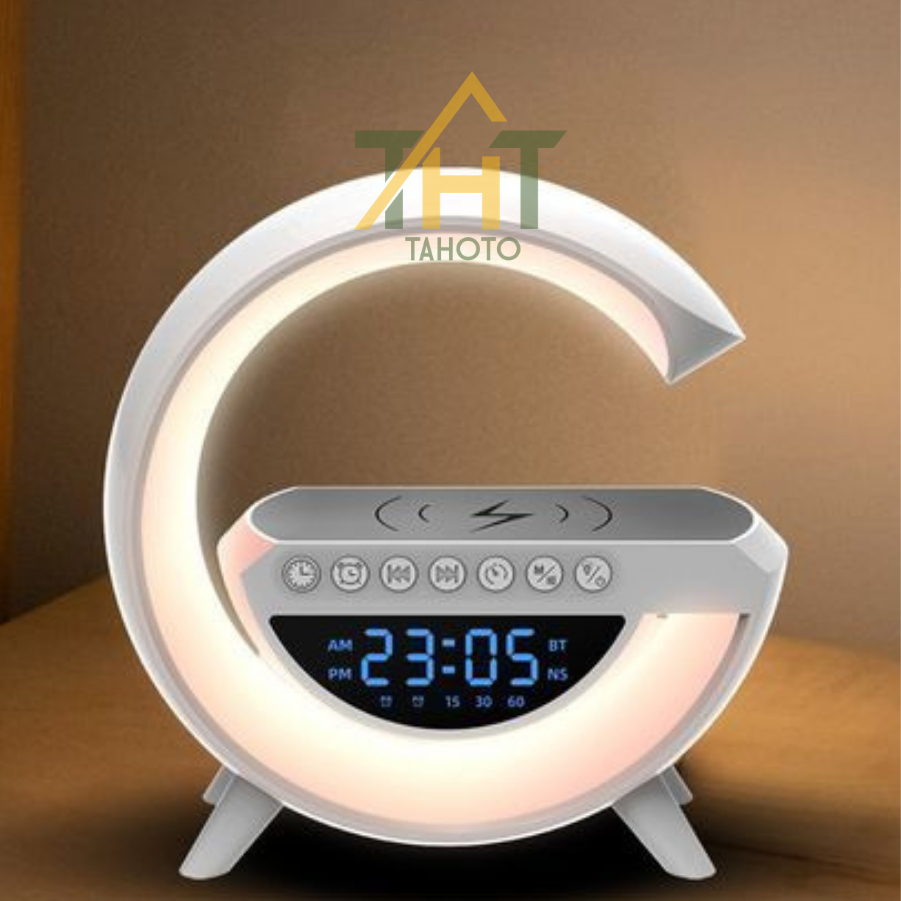 Loa bluetooth chữ G Cao Cấp VD.STORE ,Tích Hợp Nghe Nhạc, Sạc Không Dây, Đèn Led Ngủ RGB | BigBuy360 - bigbuy360.vn