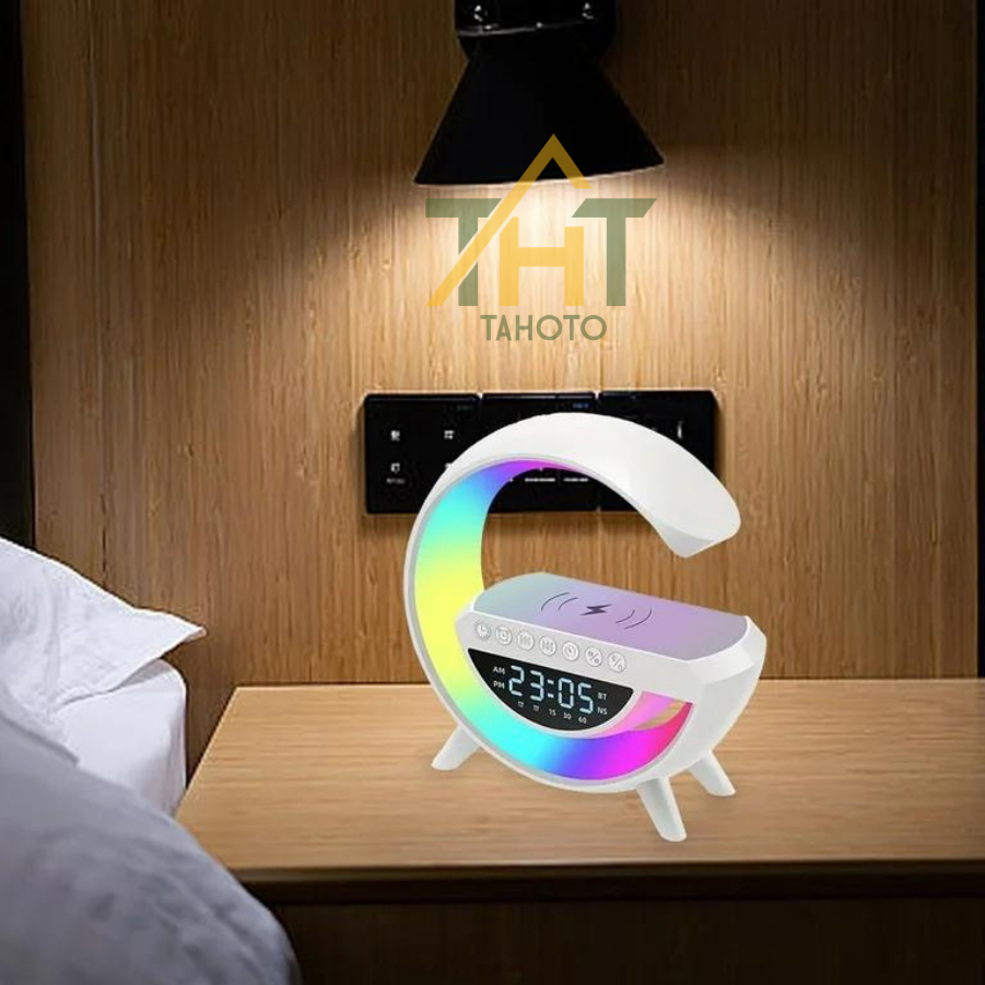 Loa bluetooth chữ G Cao Cấp VD.STORE ,Tích Hợp Nghe Nhạc, Sạc Không Dây, Đèn Led Ngủ RGB | BigBuy360 - bigbuy360.vn