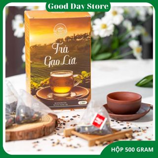 Trà gạo lứt Tây Nguyên Food hỗ trợ giảm cân thanh lọc cơ thể,mát gan,ngủ ngon - Hộp 500gram gồm 25 túi lọc bên trong