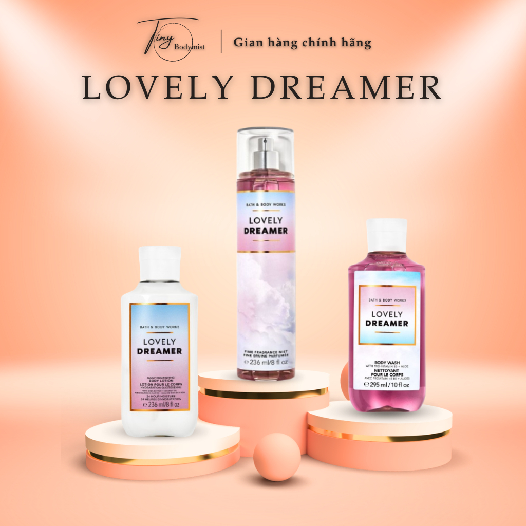 Xịt Thơm Toàn Thân Lovely Dreamer Body Mist Bath and Body Works 36ml - 236ml