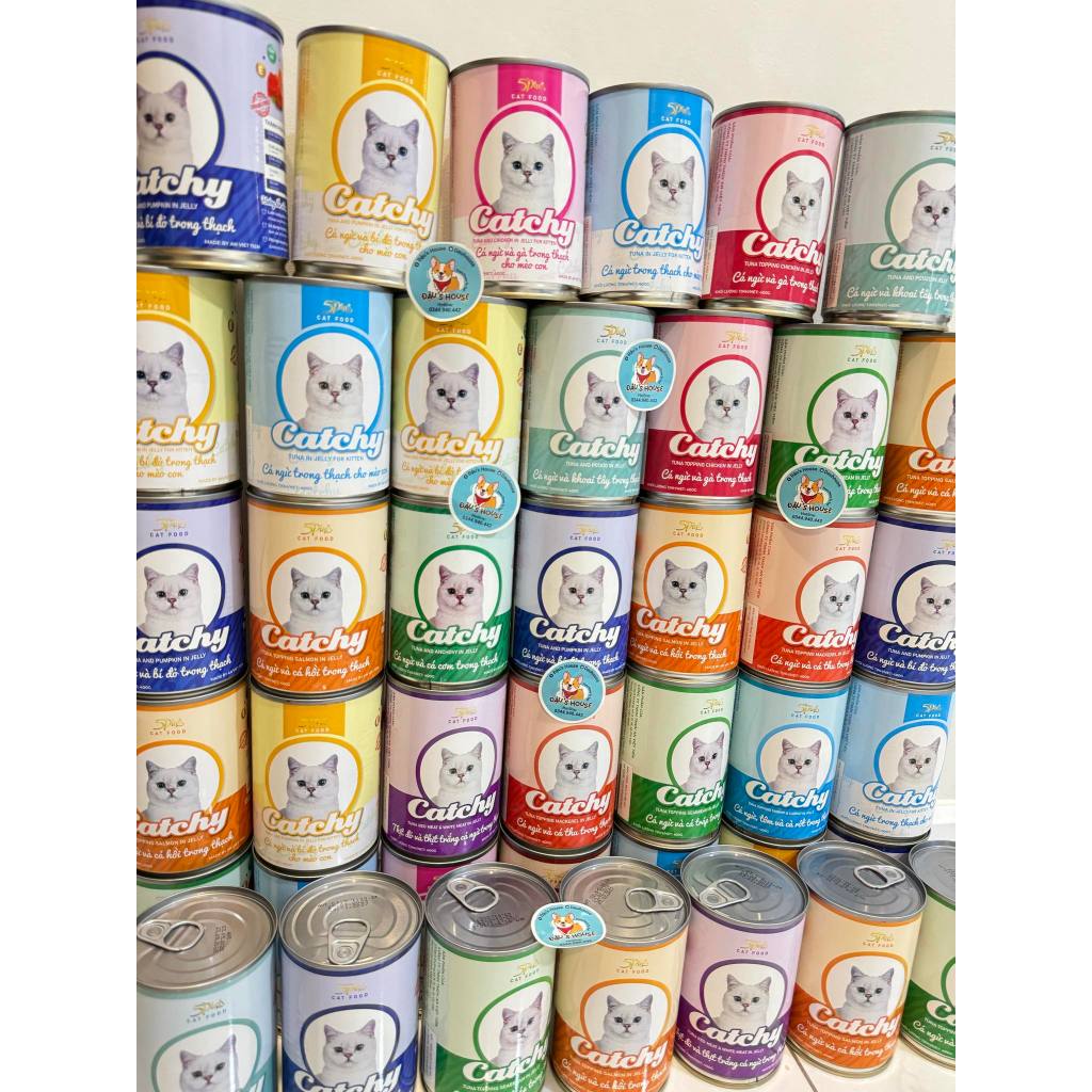 Pate Catchy Lon 400g Dành Cho Mèo Mọi Lứa Tuổi
