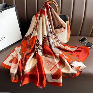 Khăn choàng lụa 90x180cm dáng dài- Khăn lụa satin nữ thời trang cao cấp quàng cổ làm áo