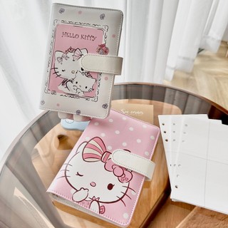 Sổ bìa còng 6 lỗ Planner Hello Kitty (A6)