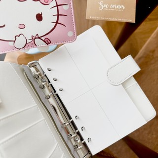 Sổ bìa còng 6 lỗ Planner Hello Kitty (A6)