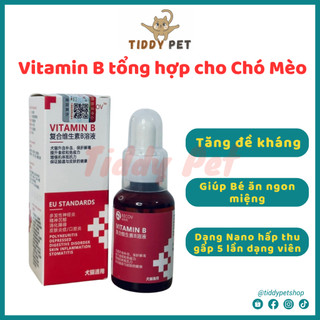 Vitamin b cho chó mèo, tăng đề kháng, giúp chó mèo ăn ngon, ăn nhiều