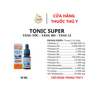 TONIC SUPER TĂNG LỰC GÀ ĐÁ 10ML