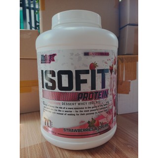 Nutrex Whey ISOFIT 70 Servings 2.3KG - Whey Protein Isolate Không Lactose