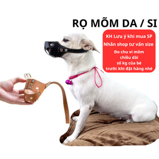 Rọ mõm chó chất liệu da pu 2 lớp