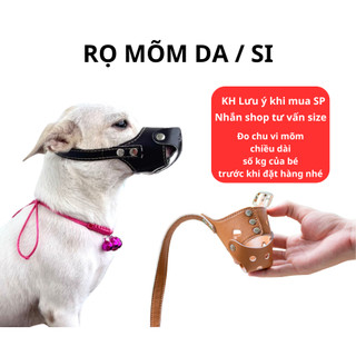 Rọ mõm chó chất liệu da pu 2 lớp