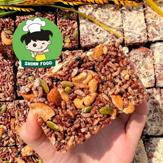 Thanh Gạo Lứt Mix Hạt Dinh Dưỡng Healthy Hộp 300g, Thanh Ngũ Cốc Eatclean, Ăn Vặt Ngon Giá Rẻ Tốt Cho Sức Khỏe