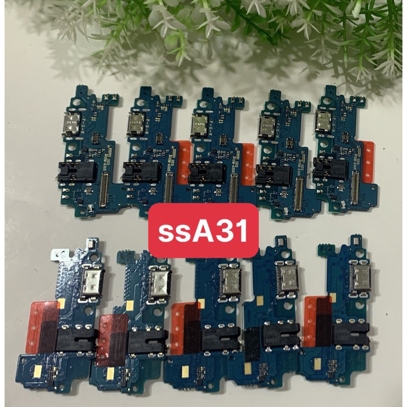 cụm chân sạc thay thế sam sung a31/ cụm ổ sim samsung a31/ chân sạc samsung a31 zin mới