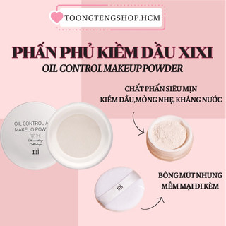 Phấn phủ kiềm dầu XIXI nội địa trung có sẵn mút phấn