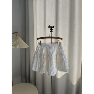 Chân váy đũi lụa nơ xoè bồng-CAMkorea