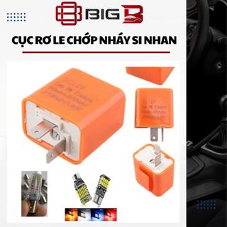 Cục chớp nháy đèn xi nhan điều chỉnh tốc độ nhanh chậm - Công tắc Hazard cục nháy dùng cho mọi dòng xe máy BIG B STORE