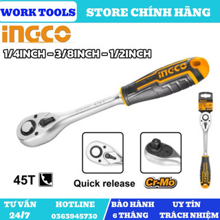 Đồ nghề ingco cần siết 2 chiều 1/4” . 3/8” . 1/2” hrth0814 / hrth0838 / hrth0812 / hrth8412