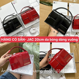 HÀNG LOẠI 1- JAC da bóng dáng vuông mẫu mới 2024 size 20cm FULL BOX