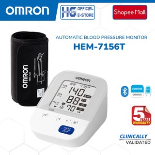 Máy Đo Huyết Áp Bắp Tay Omron HEM-7156T | Chức Năng Mới Phát Hiện Nhịp Tim Bất Thường - Bảo Hành Chính Hãng 5 Năm