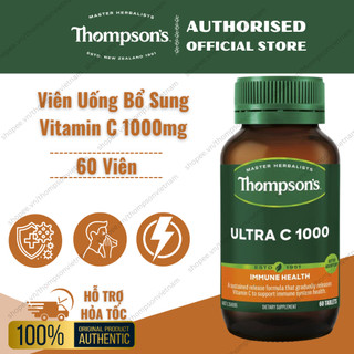 Viên Uống Bổ Sung Vitamin C Hàm Lượng Cao - Thompson's Ultra C 1000mg - 60 Viên