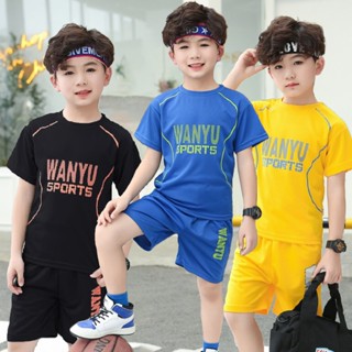  Bộ quần áo bé trai 13-45kg chất thun lạnh mềm mát. bộ đồ cộc tay bé trai 4-14 tuổi. bộ quần áo bé trai hè 