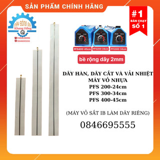 Dây hàn miệng túi, dây cắt miệng túi, vải chịu nhiệt máy hàn PFS200, PFS300, PFS400 vỏ nhựa dây rộng 2mm -MĐG KHANG HỒNG