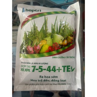Phân bón lá NPK 7.5.44 HỢP TRÍ dùng tạo mầm, già lá, kích ra hoa đồng loạt (Sầu riêng, nho, chôm chôm, rau màu...)