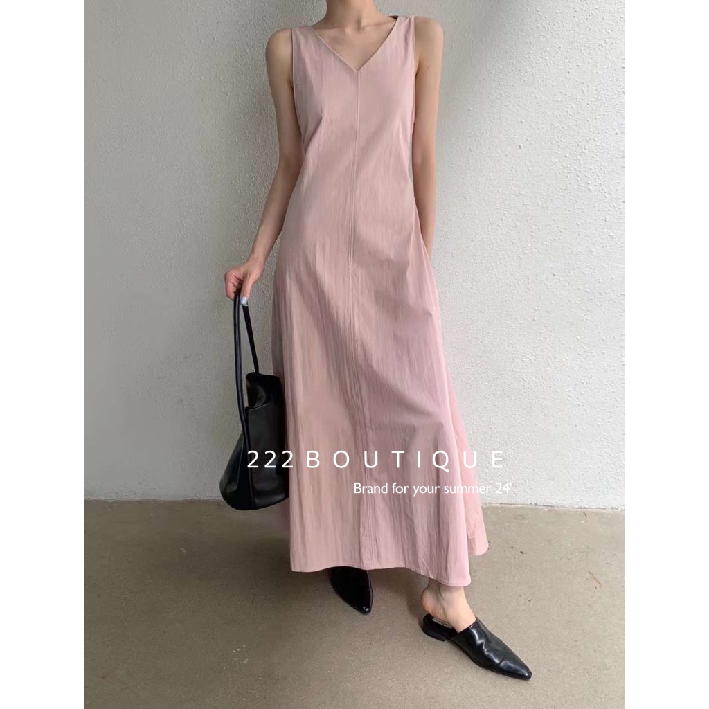Váy xát nách tabimini basic suông 9065 cut out
