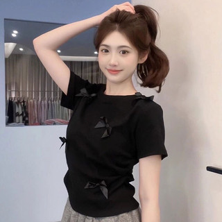 Áo babytee ( NƠ TO NHÚN EO) SIÊU XINH CHẤT COTTON DÃN