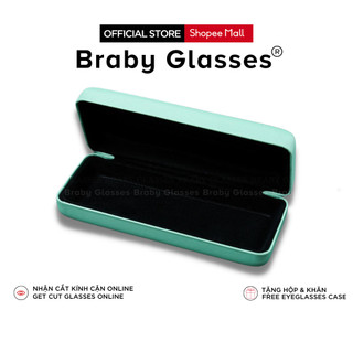 Hộp kính da Braby lót nhung mềm mịn cao cấp chống va đập, nứt vỡ