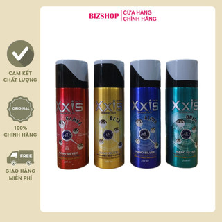 Xịt khử mùi body toàn thân XXIS cho nam hương nước hoa thơm lâu 200ml.