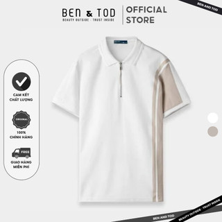 Áo Polo Form REGULAR R1210BD309 BEN & TOD phối màu đứng form thanh lịch co giãn thoải mái