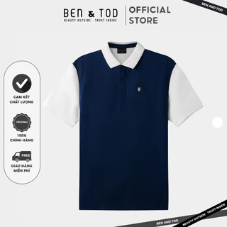 Áo polo nam BEN & TOD R1300BB361 vải thun cotton nam tính chỉn chu sang trọng thanh lịch