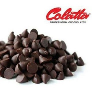 Socola hạt chip đen Colatta túi zip 100gr & 200gr (chia lẻ từ túi 5kg)