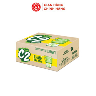 Thùng 24 chai trà xanh C2 nhí vị chanh/đào/táo