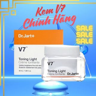 Kem dưỡng trắng da v7 toning light dr.jart+ hàn quốc