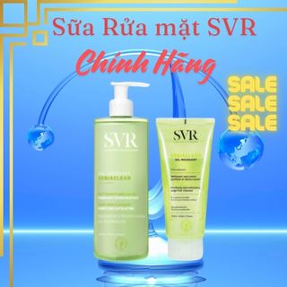 Sữa rửa mặt dạng gel svr sebiaclear gel moussant 200ml - 400ml chính hãng
