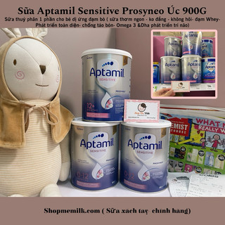 Sữa Aptamil Sensitive thuỷ phân 1 phần cho bé dị ứng đạm bò 0-1 tuổi của Úc 900G